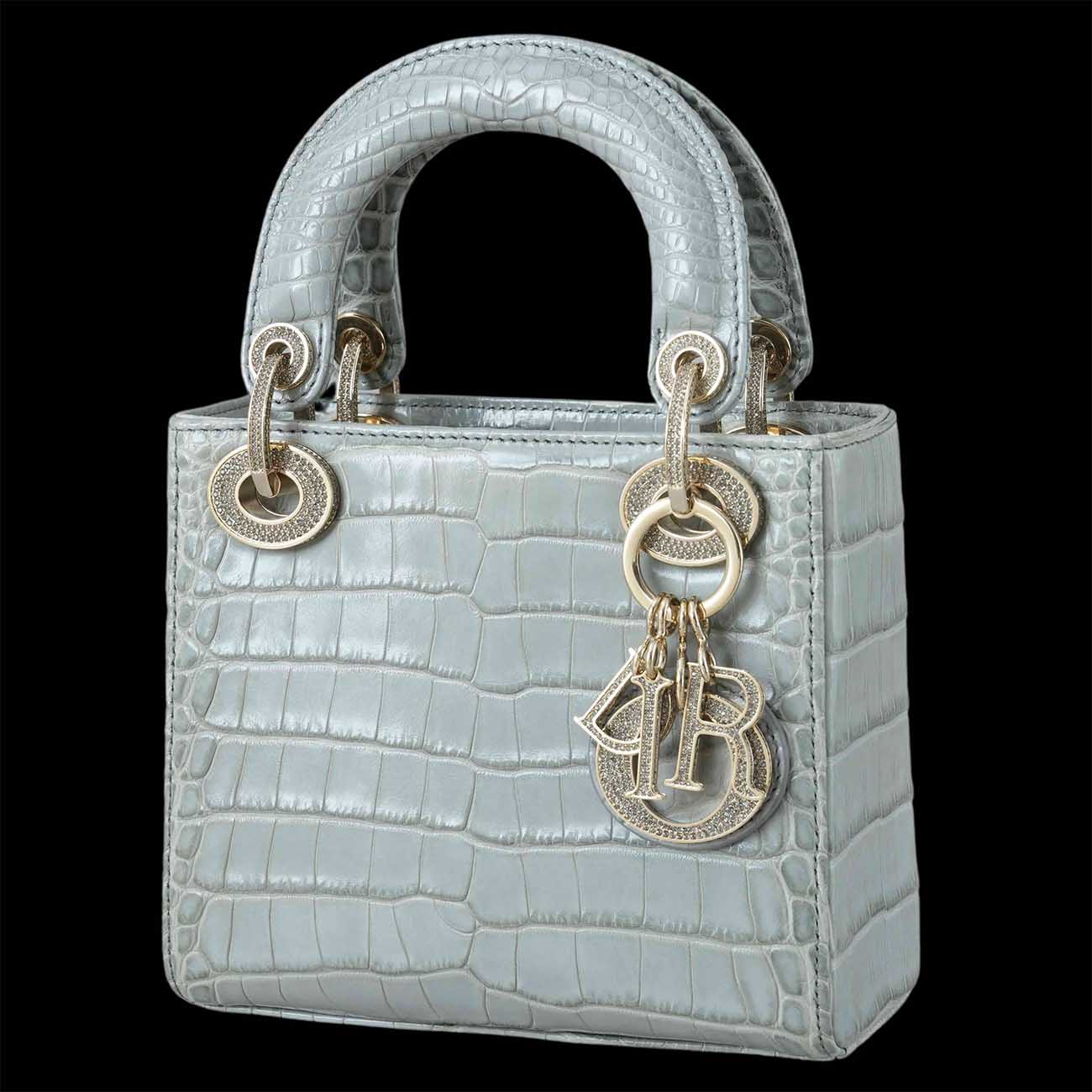 CHRISTIAN DIOR(USED)크리스찬디올 레이디디올 미니 엘리게이터